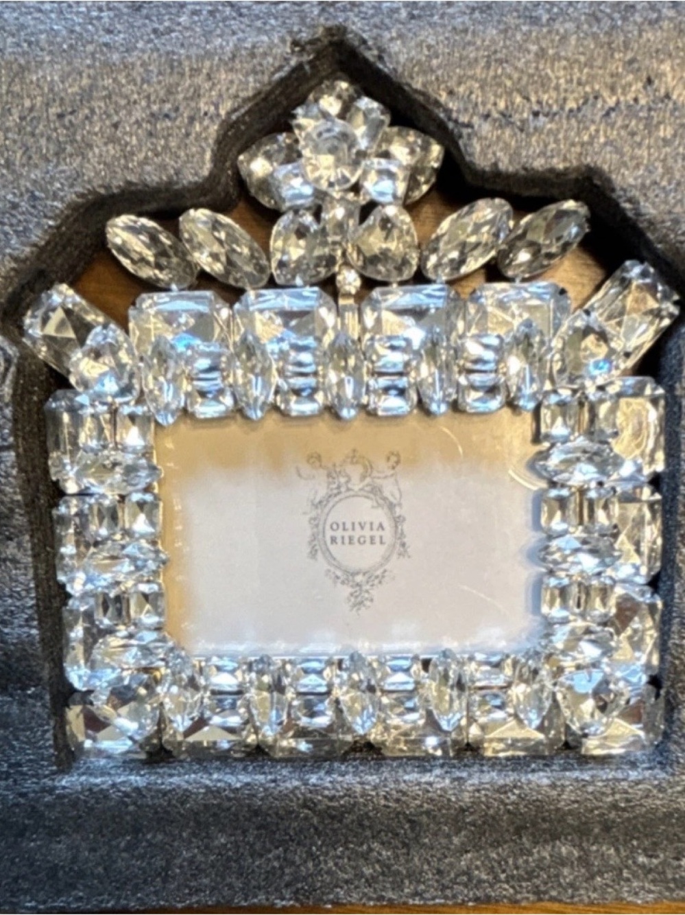 Olivia Tegal Crystal Mini Frame